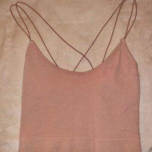 Sparkly, strappy, Urban Outfitters crop top.